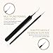 Anjou Blackhead Remover Comedone Extractor, Curved Blackhead Tweezers Kit, 6-in-1 Professional Stainless Pimple Acne Blemish Removal Tools Set