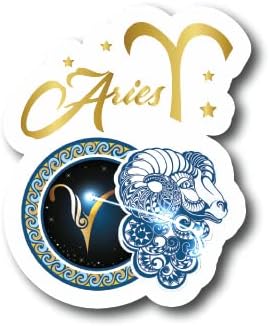 Aries | Zodiak Sign |Great Gift Idea|Decal Sticker|2 Pack|5 Inch Stickers|ST10596