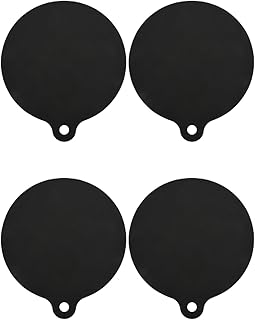 Kit 4 tapete protetor fogão indução silicone antiderrapante redondo 22