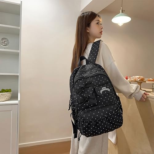 Sac à dos résistant à l'usure au motif Dot tendance et chic - 6
