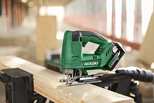 HIKOKI Akku-Stichsäge CJ18DA (Li-Ion, 18V, 26mm Hubhöhe, max 45° Schrägschnitte, 4-stufige Pendelhubfunktion… – Bild 4