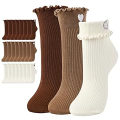 Heart Beige/ Light Brown/ Dark Brown-12 Pairs