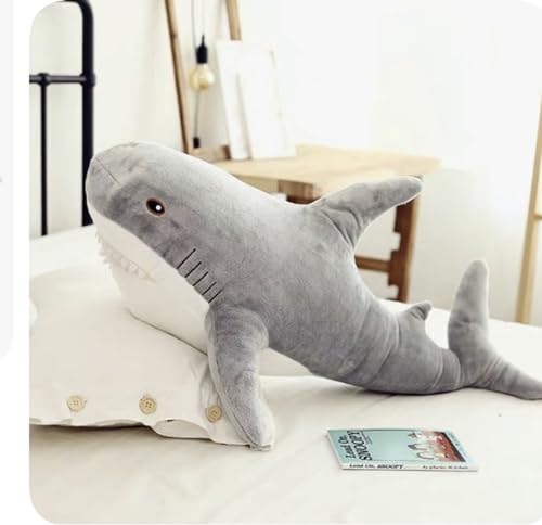 Image of Ryttir XXL Giant Shark Stuffed Animal, Chubbier Shark Pillow Plush Body Pillow, Perfect Christmas Stress Relief Gift for Kids & Women