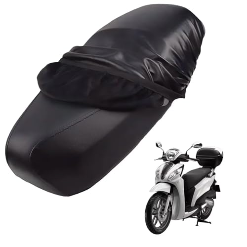 Materiale: copri sella moto realizzati in pelle, antivento e antipioggia. Durevole e non facile da strappare, il materiale in pelle ha una certa elasticità e non è facile da staccare