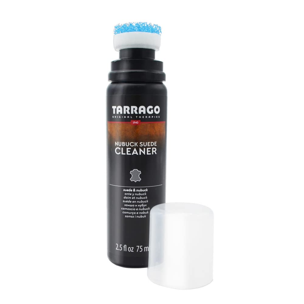Tarrago | Limpiador Nubuck | Cuidado y Mantenimiento del Calzado Unisex | Nutre, Repara y Portege el Material del Zapato | Color: Transparente | Medida: 75ml