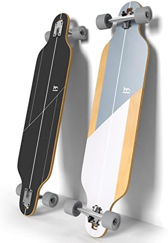 M Merkapa 41 Inch Complete Longboard Skateboard with T-Tool Cruiser for Cruising, Carving, Downhill, Adults, Teens and Kids, Boys (Acanthurus MATA)