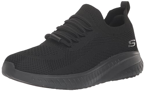 Skechers Women's Squad Chaos 108145 Food Service Shoe, Black, 7