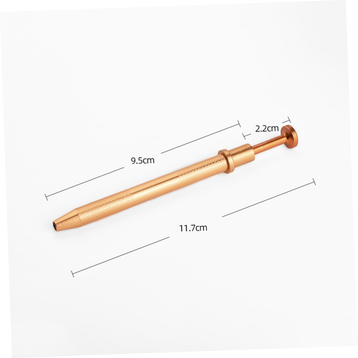 Ipetboom Stainless Steel Piercing Changing Tool Grabbers Bead Holder up Tool Body Piercing Equipment 4 Prongs Gripper Golden Anti-skid Handle Small Size