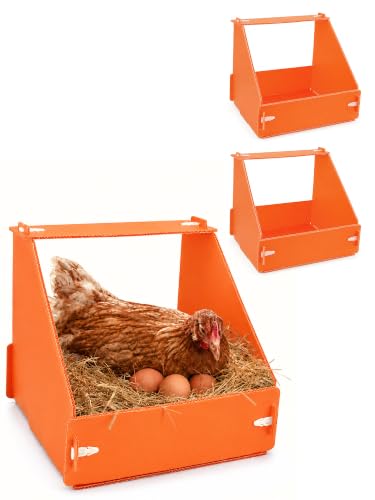 Touri 3 Pcs Chicken Nesting Boxes,...