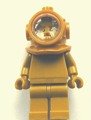Preisvergleich Produktbild LEGO - Minifigur Custom Taucher in Pearl Gold