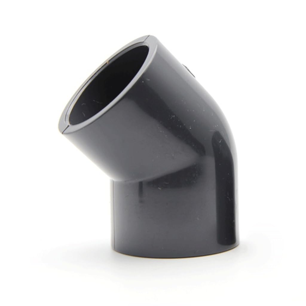 PVC 45 Degree Elbow Pipe Fitting - Durable UPVC Connector for Garden Irrigation Systems, 1 Piece(63mm)