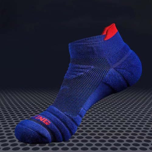 5 Pairs Mens Socks Cushioned Breathable Athletic Ankle Running Sports Crew Sock Low Cut Size 7-93