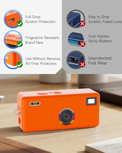 Funda de silicona para cámara Kodak CHARMERA llavero miniatura 4