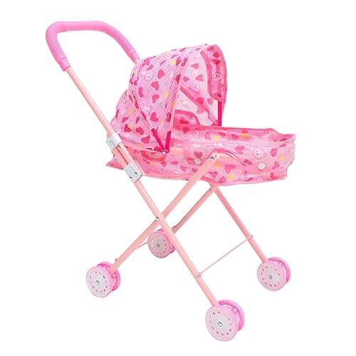 Cochecito para muñecas de juguete creativo rosa el regalo infantil ideal de ABS