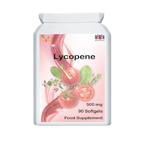 Ved Lycopene Supplement Supports Energy Balance Non-GMO High Lycopene 500mg x 90 Softgel