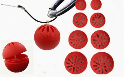 Karpela Bait Matrix Shell (Set of 4) – Protective Shell for Soft Bait & Liver – Turtle & Crawfish Resistant – Carp & Catfish Rig (Red, Long Slot)