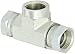 Eaton Aeroquip 2253-12-12S Steel Pipe Fitting, Branch Tee, 3/4" NPSM Female x NPSM Female x NPT Female