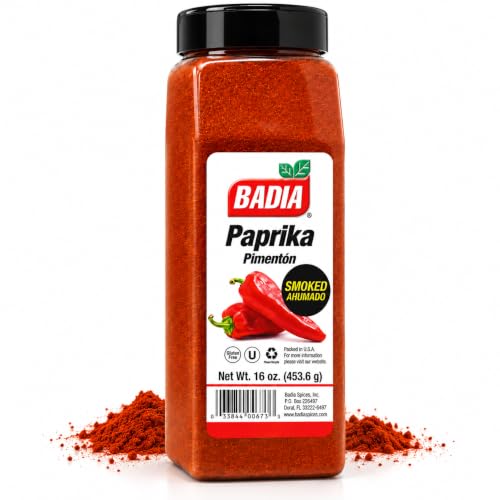 Image of Badia Smoked Paprika, 16 oz - Rich Smoky Flavor for Cooking & Seasoning