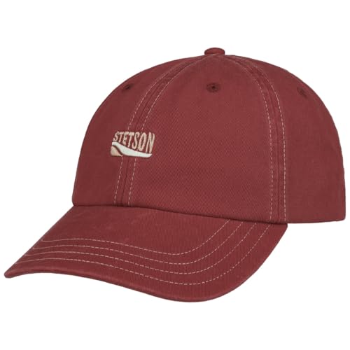 Casquette de baseball Stetson coutures contrastées dad hat unisexe toutes saisons