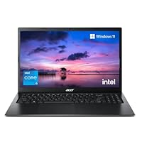 Acer Extensa 15 Lightweight Laptop Intel Core i5 11th Gen Processor – (8 GB/ 512 GB SSD/ Windows 11 Home/ 1.7kg/ Black/ Elevated Hinge Design) EX215-54 with 39.6 cm (15.6 inches) FHD Display