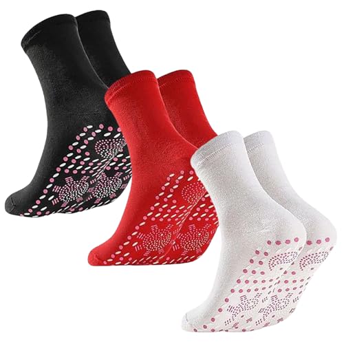 Giutsaull Vital Neurosocken Neurosocken Für Damen Und Herren Selbstwärmende Massage Kompressionsstrümpfe Selbstwärmend & Massagewirkung bei jedem Schritt Thermo Warme Socken Gegen Kalte Füße (A)