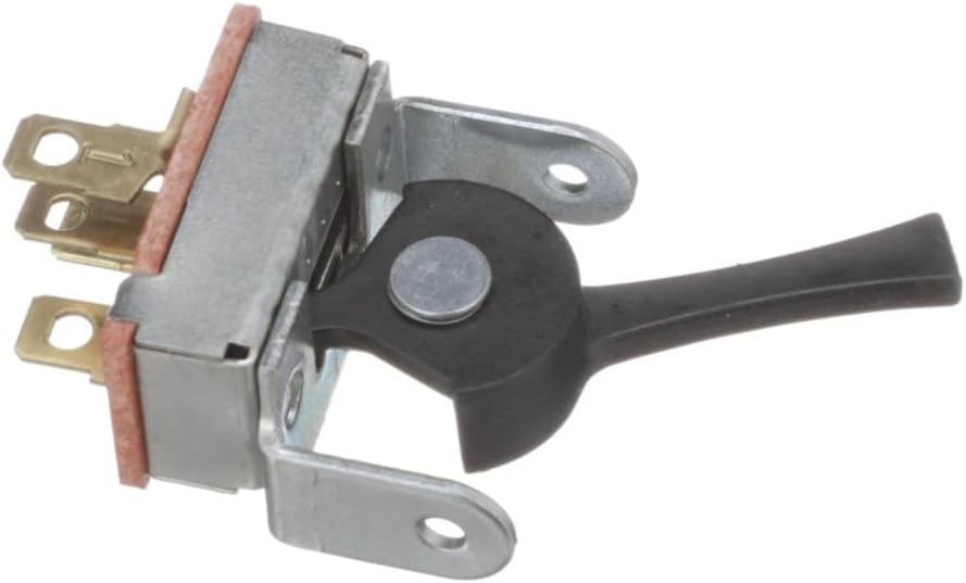 KarParts360 For Dodge D350/D150/D250 1990 1991 1992 1993 A/C & Heater Blower Motor Switch | Black, Silver | Metal, Plastic Housing Material | 4 Blade Terminal | Bolt On Attachment Method | For 3846256