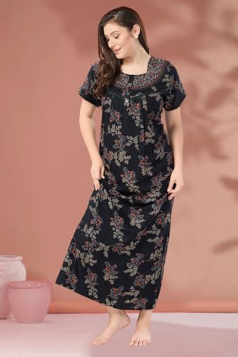 Image of Soulemo Women's Alpine Blended Printed Nighty 1635