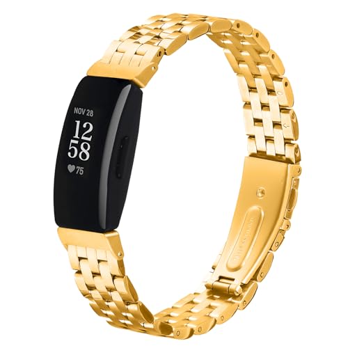 Fitbit inspire 2�p���^���X�g���b�v�A���߉\�Ȑ܂肽���ݎ��o�b�N���X�����X�|�[�c�o���h�AFitbit inspire 1/HR�o���h�A���f�B�[�X�A�����Y�p(�S�[���h�A�C���X�p�C�A1/HR)�B