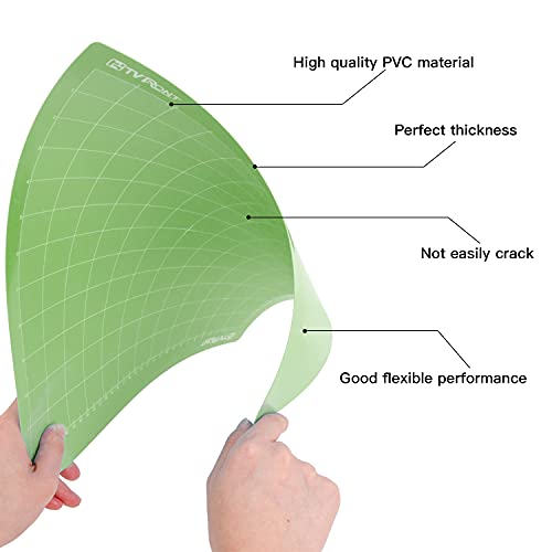 Image of HTVRONT Standard Stickness Cutting Mat, 12x12, 3 Pack, for Quitling | Compatible with Cricut Maker 3 /Maker 4 /Maker /Explore 3 /4 /5 /Air 2 /One, Standard Adhesive Sticky, Quilting Cutting Mats