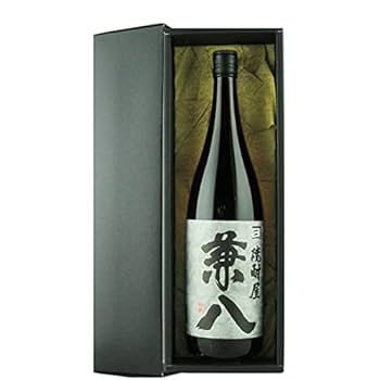 兼八　麦焼酎 1800ml 25度　6本セット Amazon.co.jp: [高級布付き豪華ギフト箱入り] 兼八 麦焼酎 25度