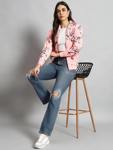 Image of eKools Women's Fleece Fullsleeves Jacket (Flee02)