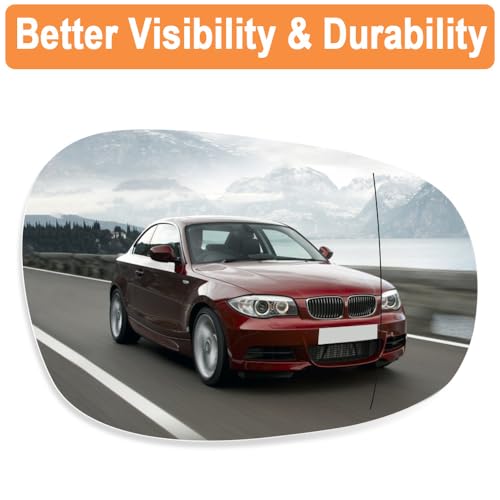 SENZEAL Wing Mirror Glass Heated Right Driver Side for BMW 1 3 Series E81 E88 E90 E91 E92 E93 LCI 2009-2012 51167252894 (Right) - Image 8