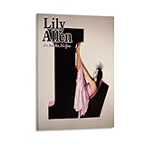 Ouyniei Lily Allen Alright StillWall Art D�coration d'int�rieur vintage r�tro Esth�tique Impression parfaite pour salon, chambre � coucher, bureau, studio avec cadre 50 x 75 cm