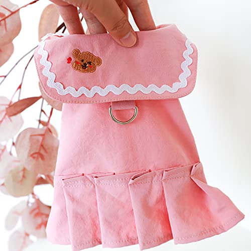 Dog Clothes For Small Dogs Girl Dog Dresses Cute Princess Bowknot Dress Apparel Pet Holiday Summer Puppy Outfits Pink Chihuahua Yorkies Sundress #TOP4