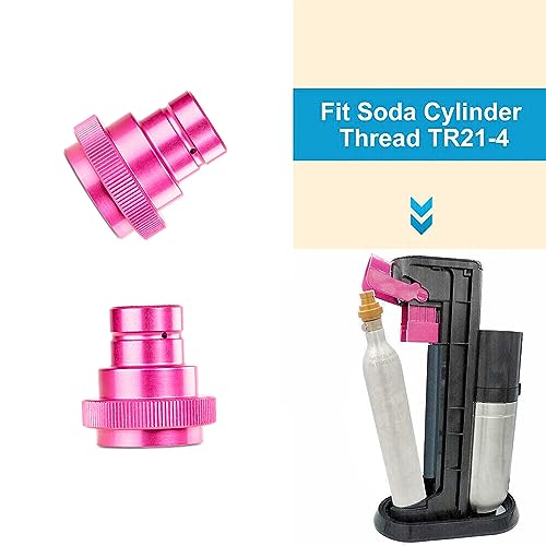 CO2 Quick Adapter Upgrade for Terra Soda Maker,Soda Maker Valve Refill Accessories for Blue CO2 Cylinder with TR21-4 Male Thread - Thumbnail 5
