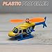 MECCANIXITY Plastic Propeller, Propeller Props Blade with Hooks Helicopter Kit 6