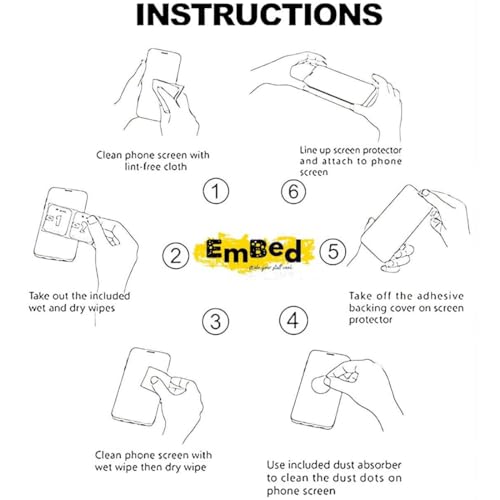 Image of Embed HD-Clear Screen Guard for Samsung Galaxy M01 Core - Harder or Durable Plastic & More Impact-Resistant Than Glass, with Free Installation Kit