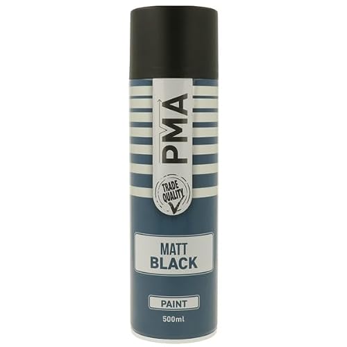 Pma Matte Black Fast-Drying Spray Paint 500Ml