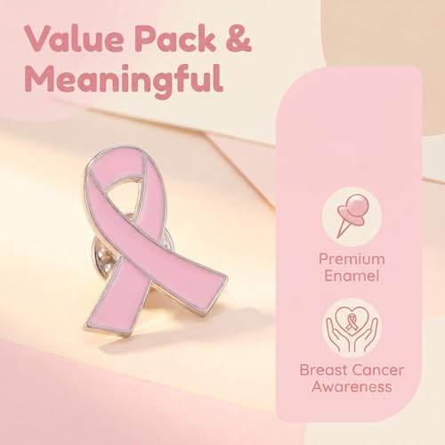 Image of Awareness Enamel Lapel Pin - Nickel and Gold Plated Ribbon Pin - Prevention and Awareness Ribbon - Jewelry Brooch Pin with Secure Clutch Back