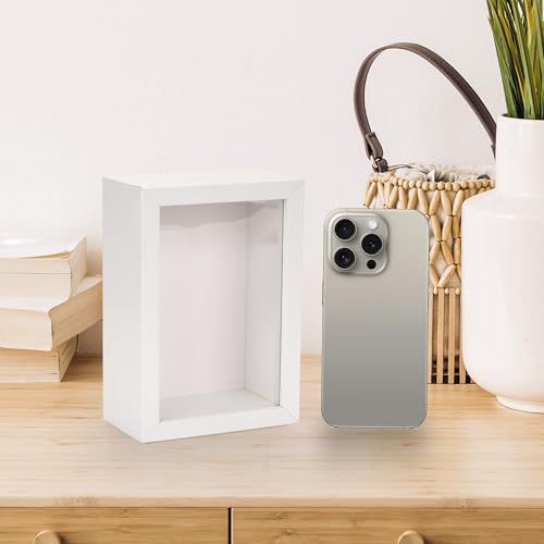 Cadres pour fleurs séchées et petits objets créatifs avec passe-partout blanc - 7