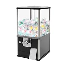 Cute Coin-Operated Vending Machine, 25-Cent Capsule & Twister Ball Dispenser, Large Capacity Durable Vending Machine