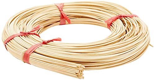 RAYHER Rattan (Red Ribbon Quality), 2,6mm ø, No.6, roll 500 g, Natural-Colour, 30 x 30 x 4 cm