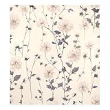 Magnetische Abdeckungen für Geschirrspüler und Kühlschrank, Motiv: Dahllien-Blumen, 58,4 x 66 cm, Beige