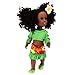 WNUV Poupée Noire Fille, réaliste, vive et inoffensive, poupée Noire de 14 Pouces avec des vêtements, des Chaussures, Une Pince à Cheveux pour Les Enfants