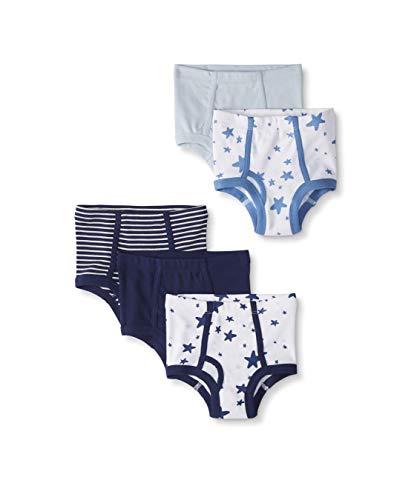 Moon and Back by Hanna Andersson Baby Boys' Organic Cotton Classic Underwear, Pack of 5