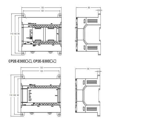 Contrôleur CP2E-S30DR-A relais compact pour automatisme industriel - 6