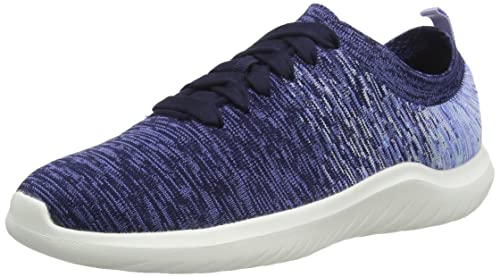 Image of Clarks Womens 26164251-navy Boat Shoe