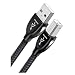 Produktbild AudioQuest 1,5 Meter Carbon USB-Kabel Typ A-B, Stecker/Stecker, Schwarz, USB 2.0, Schwarz