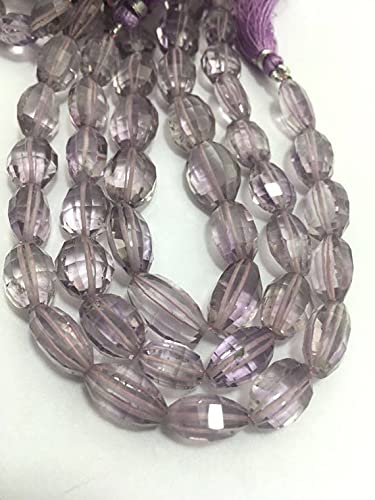 Amethyst Oval pierres pour ateliers créatifs et confection de colliers uniques