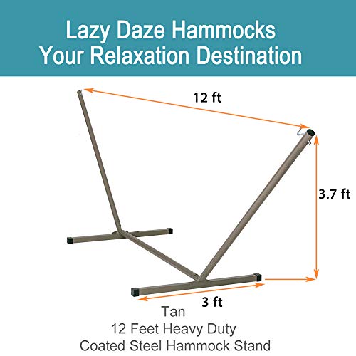 Lazy Daze Double Steel Hammock Stand for Outdoor, Fits 9-11 Ft Hammock by Lazy Daze Hammocks - Image 7